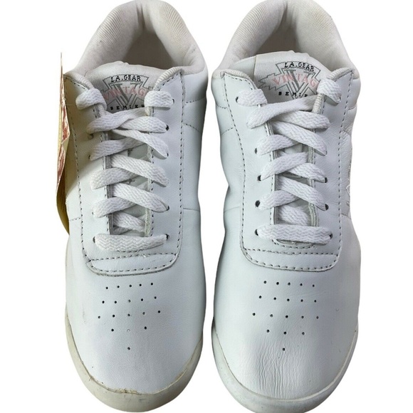L.A. Gear Shoes La Gear Womens Vintage Dancer Low 6726 White